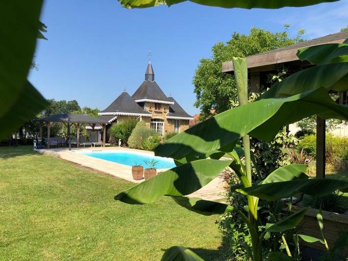 Location de vacances pour 3 personnes, avec piscine ainsi que jardin et jacuzzi à Hontanx - 3
