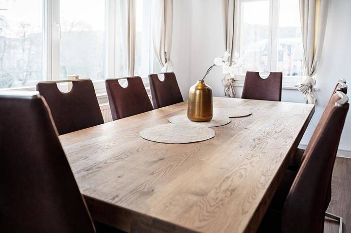 Ferienwohnung für 6 Personen, mit Terrasse und Garten sowie Seeblick und Ausblick in Werratal - 3