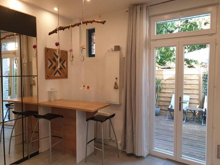 Gîte pour 2 personnes, avec vue ainsi que terrasse et jardin à Sevran - 4