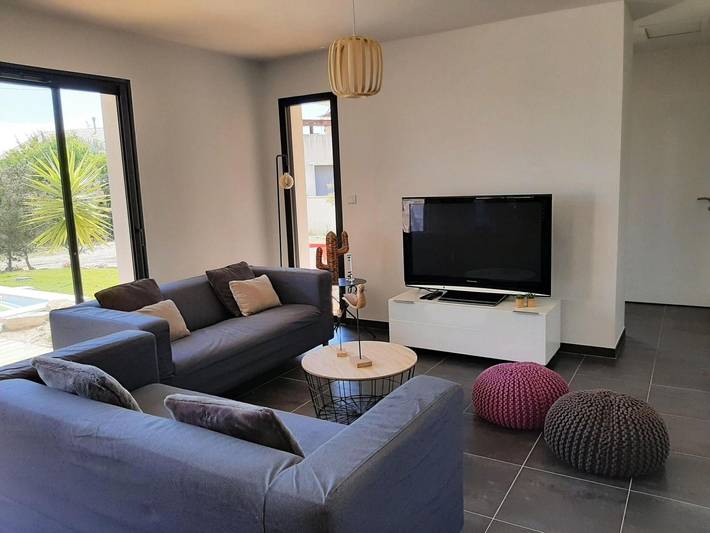 Villa pour 6 personnes, avec Jardin et Piscine