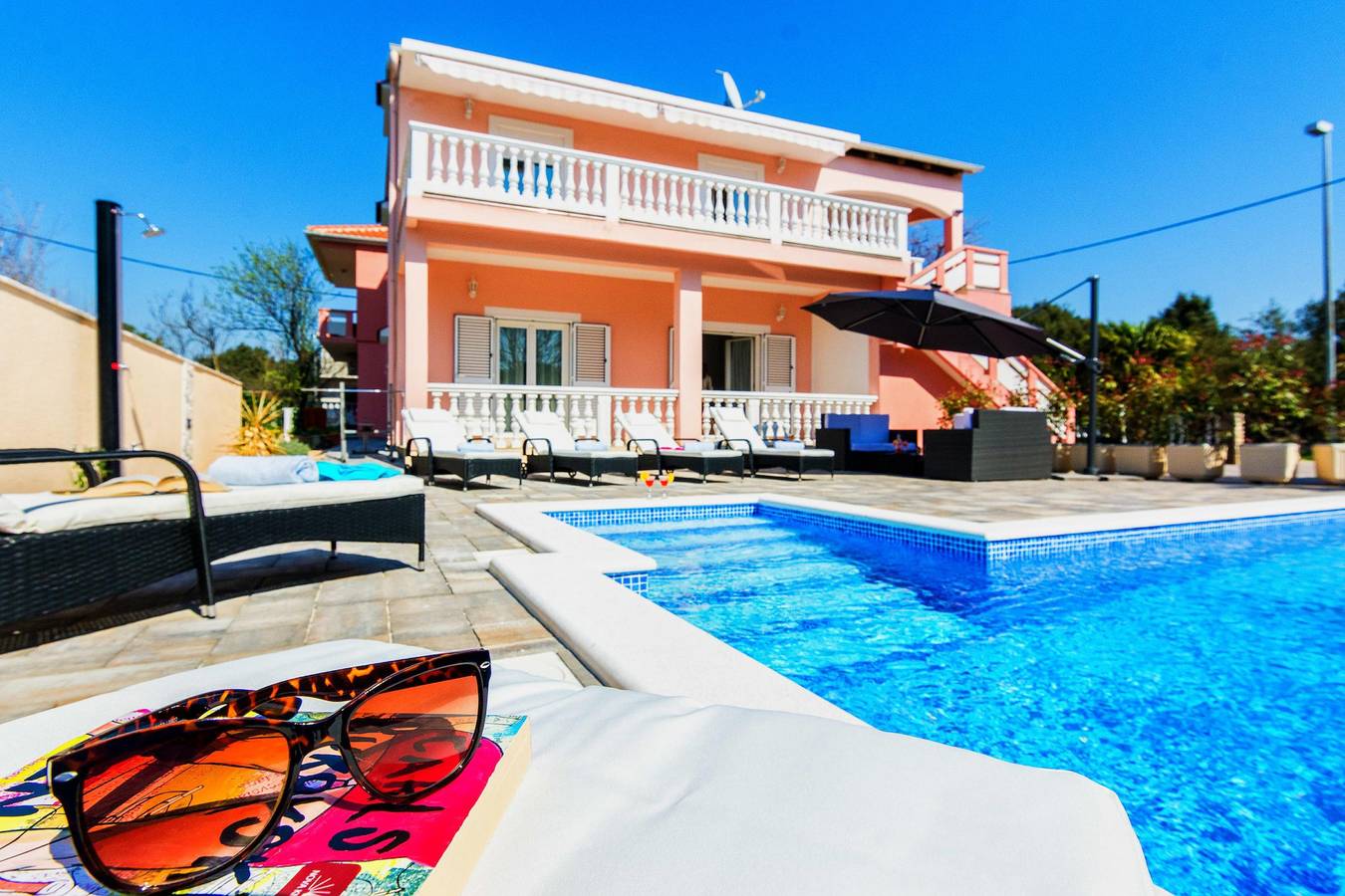 Family Friendly Pool House Ana in Bibinje, Zadar
