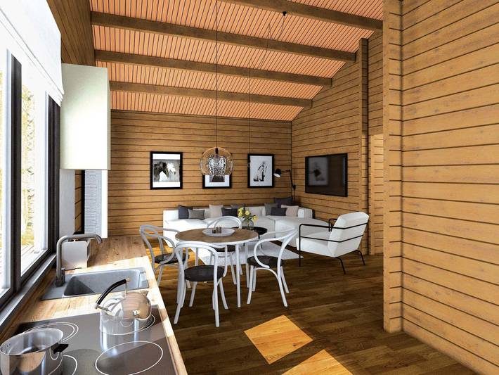 Ferienhaus für 5 Personen, mit Terrasse und Sauna sowie Garten in Sankt Oswald-Riedlhütte - 4