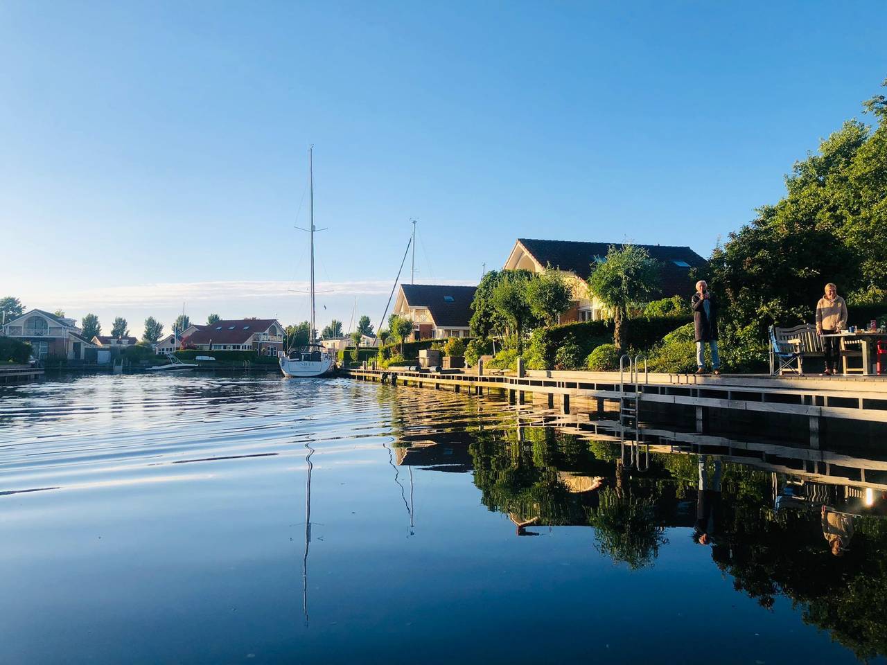 Ferienvilla Sudersee direkt am Wasser in Workum, Ijsselmeer