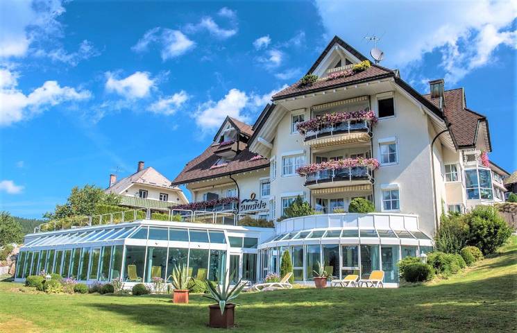 Studio für 2 Personen, mit Balkon und Whirlpool sowie Garten und Sauna in Schluchsee