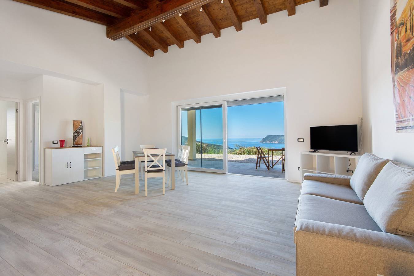 Ganze Wohnung, Casa „Adriana Trilocale“ mit Meerblick und Wlan in Lacona, Elba