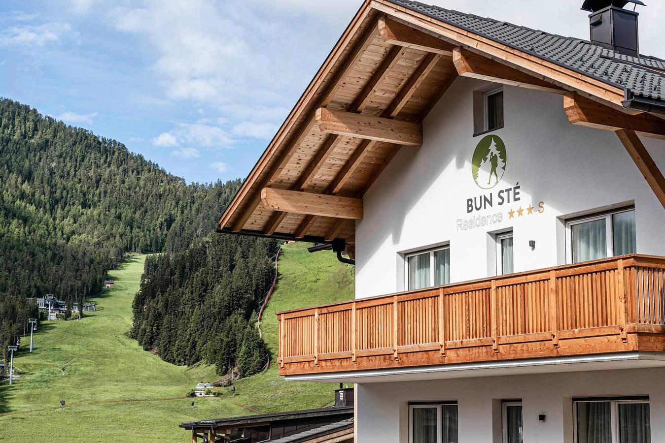Appartamento intero, Appartamento "Cater Residence Bun Sté" con vista montagna, sauna e giardino in San Vigilio di Marebbe, Marebbe