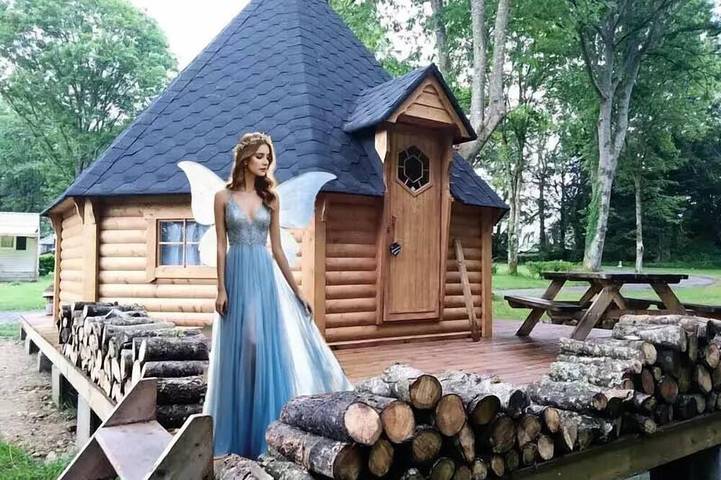 Gîte pour 2 personnes, avec sauna et terrasse, animaux acceptés à Priziac
