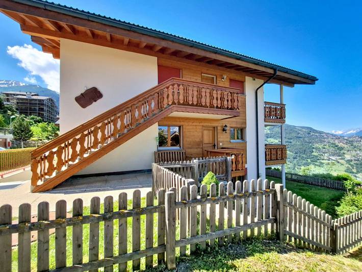 Ferienwohnung für 8 Personen, mit Balkon und Garten sowie Ausblick - 1
