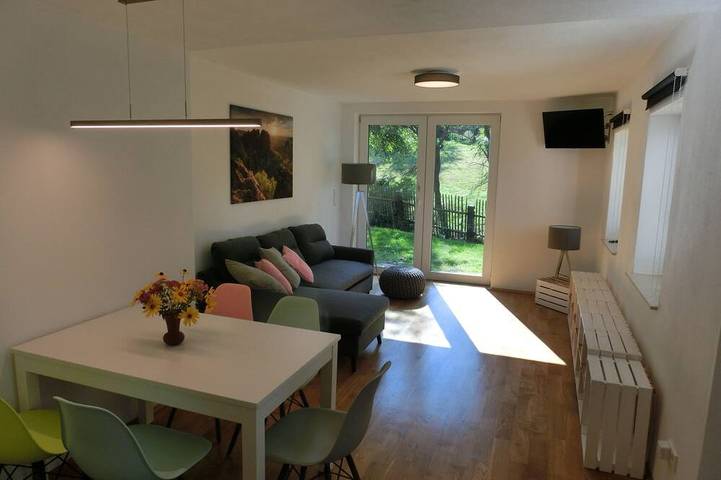 Ferienwohnung für 4 Personen, mit Garten und Terrasse