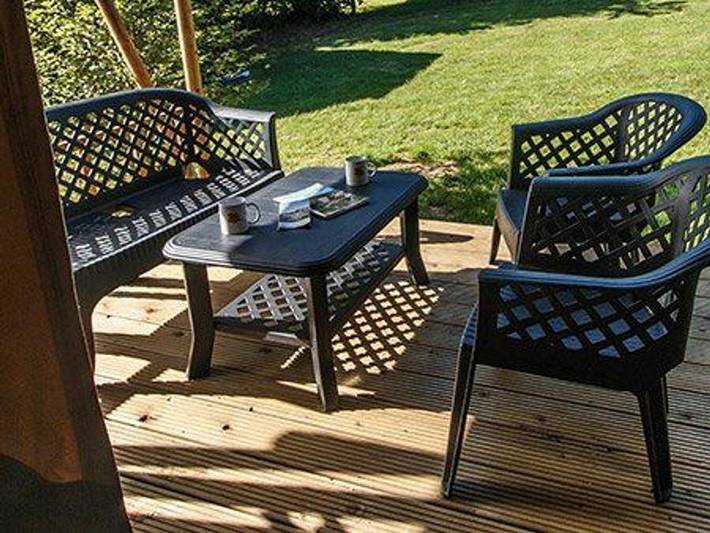 Camping  L'Etruyère - Safarizelt 6 personen - Luxus-Safari-Zelt in La Tardière, Fontenay-le-Comte