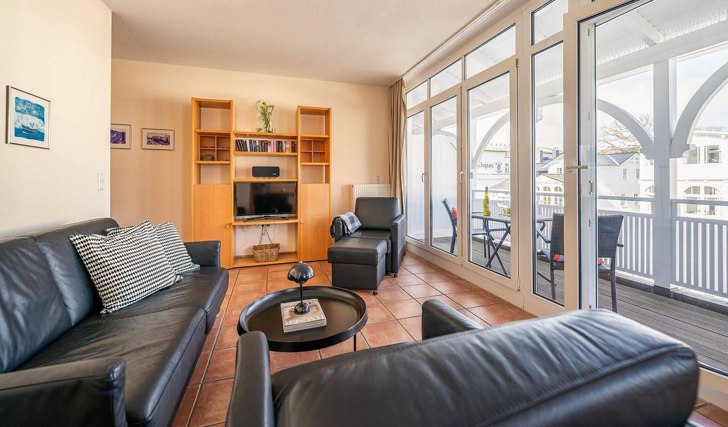 Apartamento entero, Apartamento de vacaciones para 2 personas con balcón in Ostseebad Binz, Binz