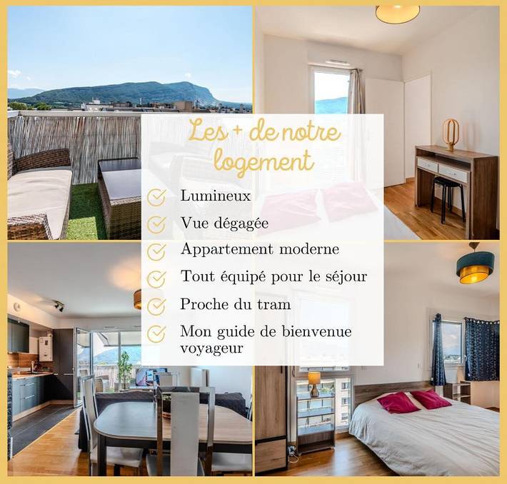 Gîte pour 4 personnes, avec vue et balcon à Ambilly - 4