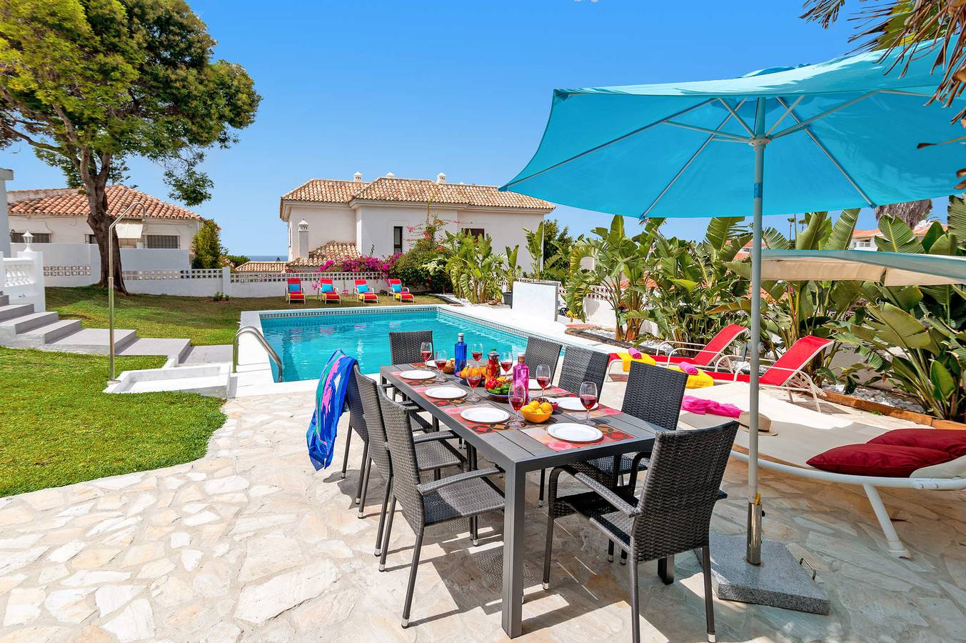 Villa für 8 Personen in Playa El Bombo, Mijas