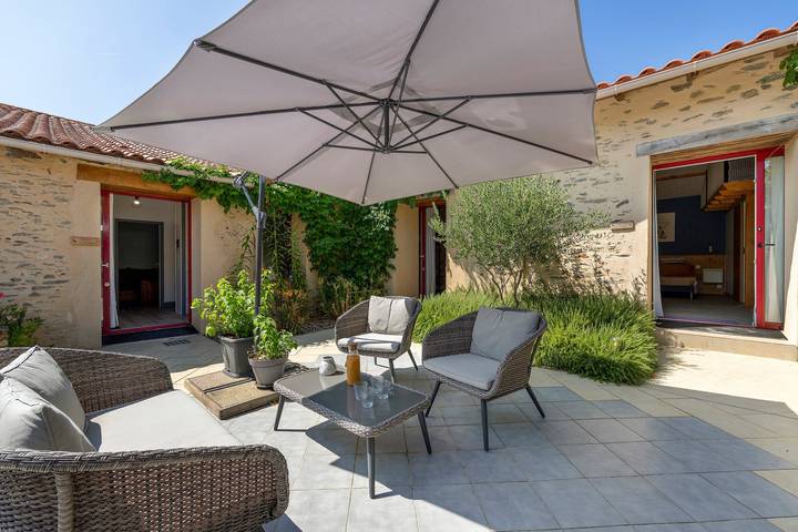 Chambre d’hôte pour 4 personnes, avec Jardin en Vendée