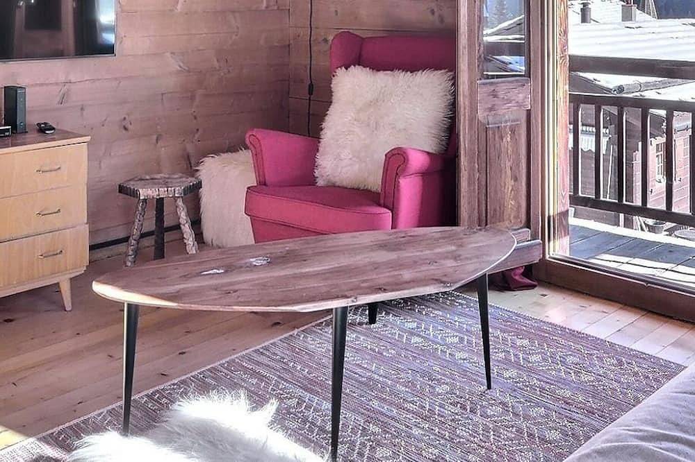 Geheel appartement, Comfortable flat for 4 people, living room, separated kitchen with dishwasher, 2 2-bedrooms, shower- in Grimentz, Anniviers