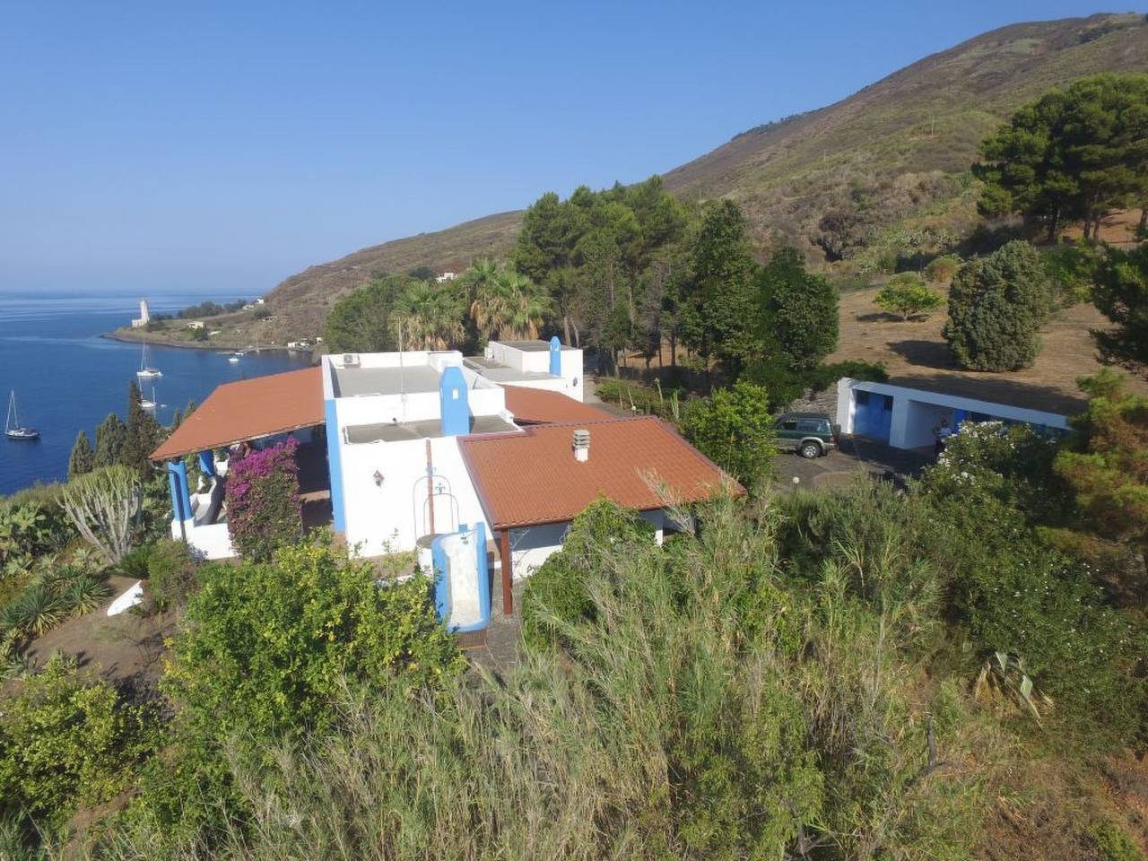 'Villa Lia' mit Wasserblick in Spiaggia dell'Asino, Vulcano