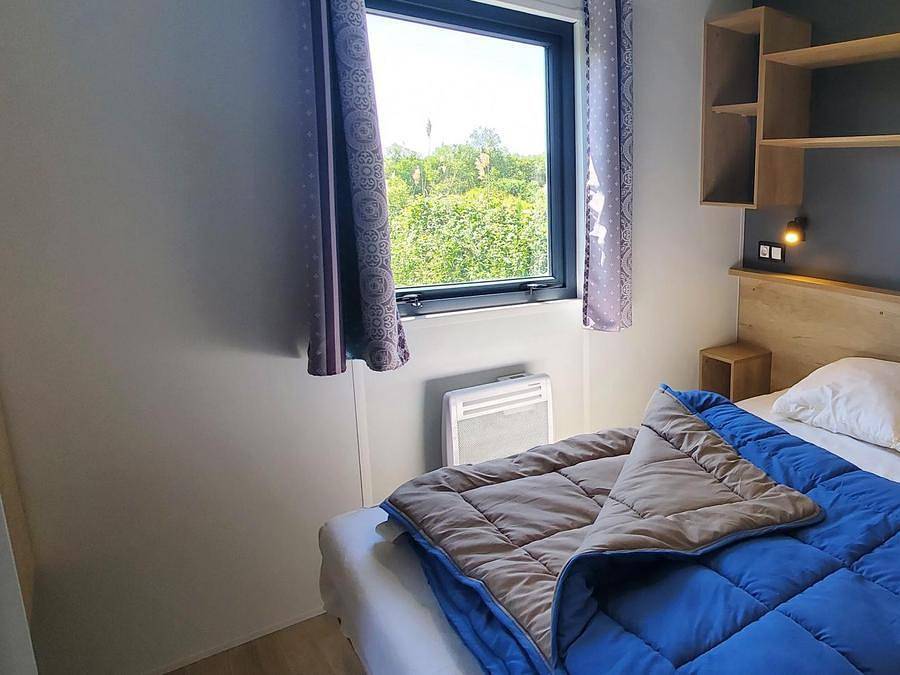 Lodges de Blois Chambord - Mobilheim 4 personen - Privilège 2 Schlafzimmer, 2 Badezimmer, 34m² + Terrasse 15 m² + Klimaanlage in Mont-près-Chambord, Sologne