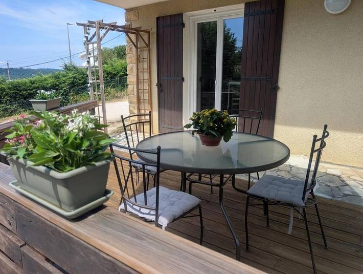 Appartement de vacances pour 2 personnes, avec jardin et terrasse