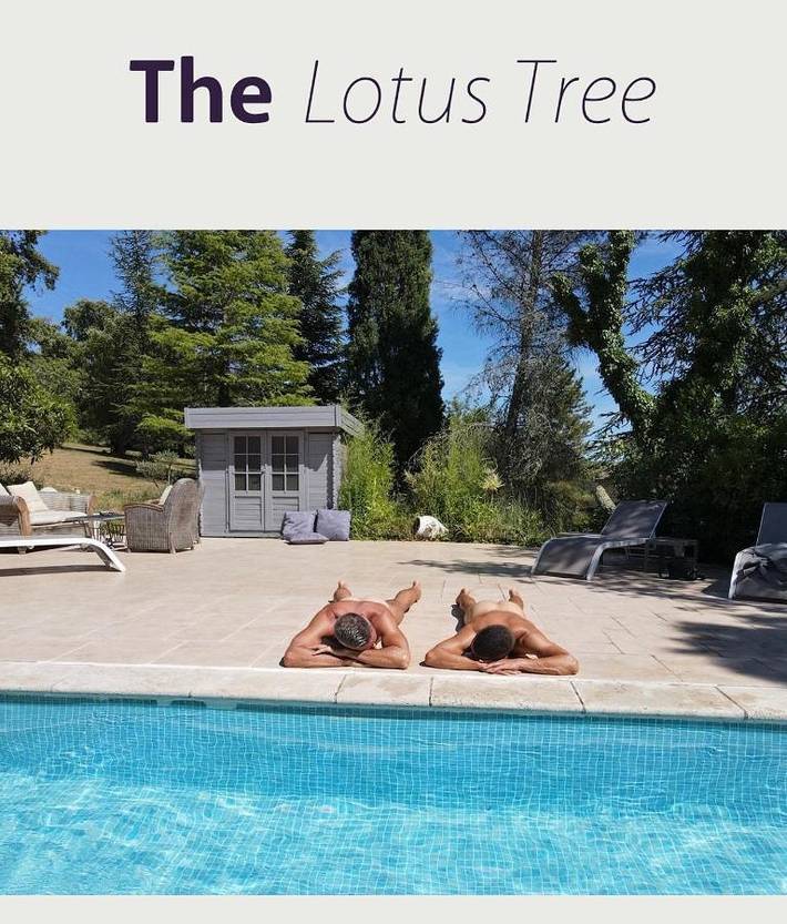 Maison d’hôte pour 2 personnes, avec piscine et jardin ainsi que balcon et vue à Montclus