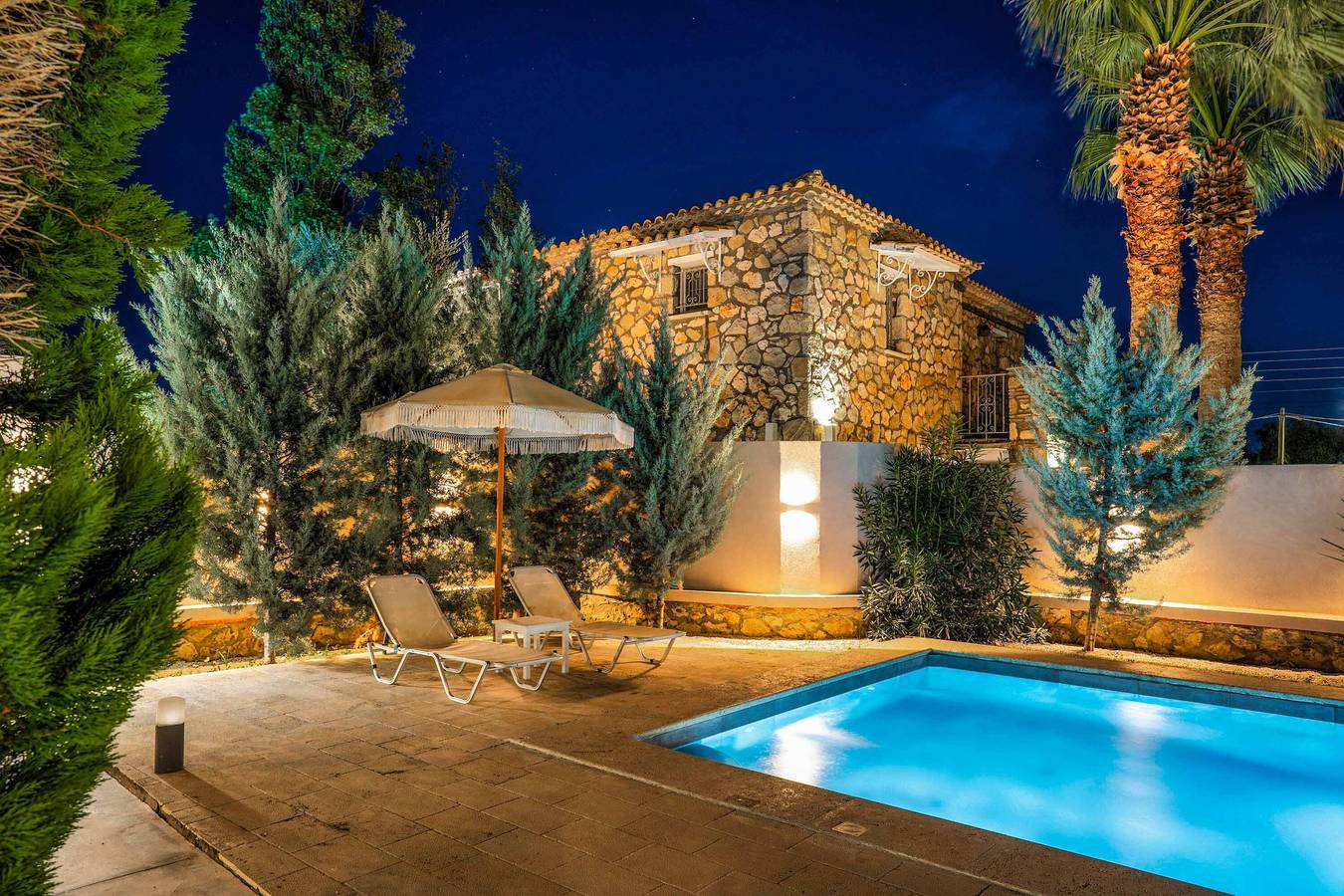 Villa für 6 Personen mit Balkon in Drosia (Zakynthos), Kipseli