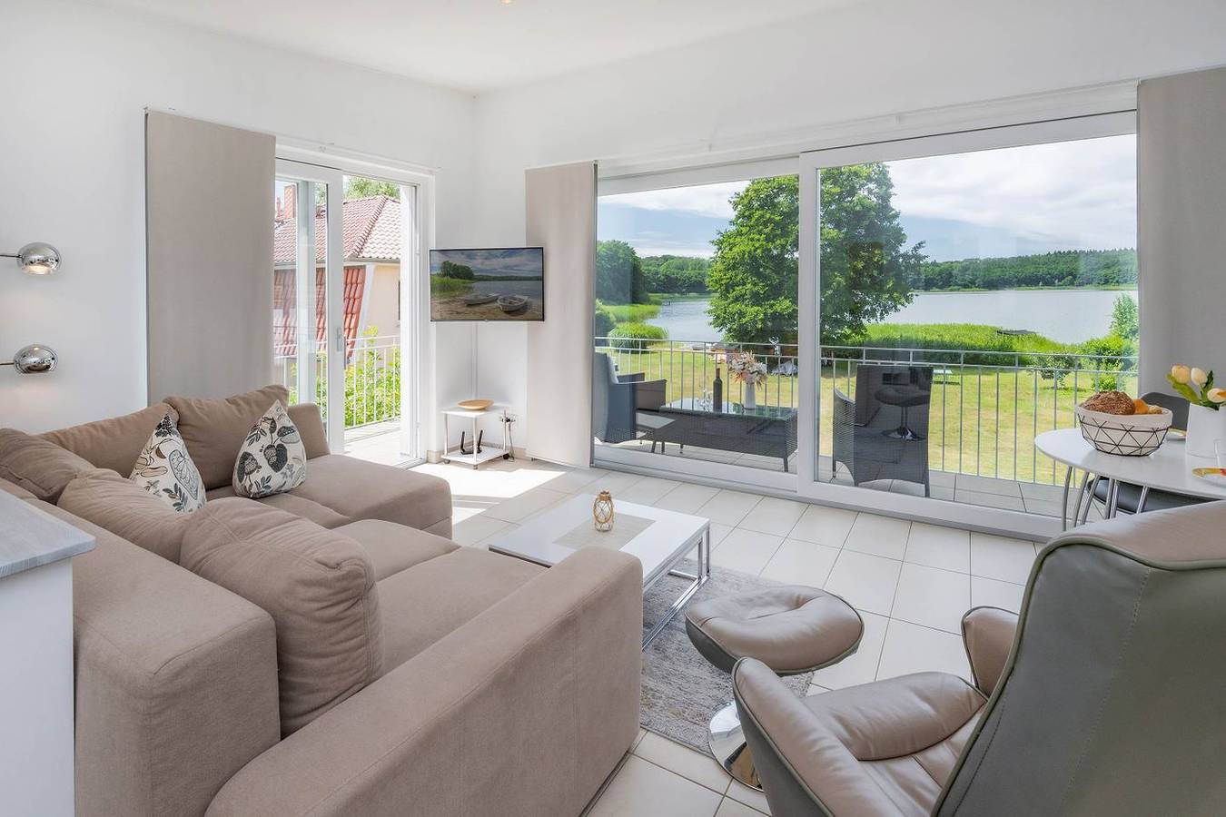 Ganze Wohnung, Ruheoase am Krebssee – moderne Ferienwohnung mit Garten & Yoga in Neu-Sallenthin (Usedom) in Heringsdorf, Usedom