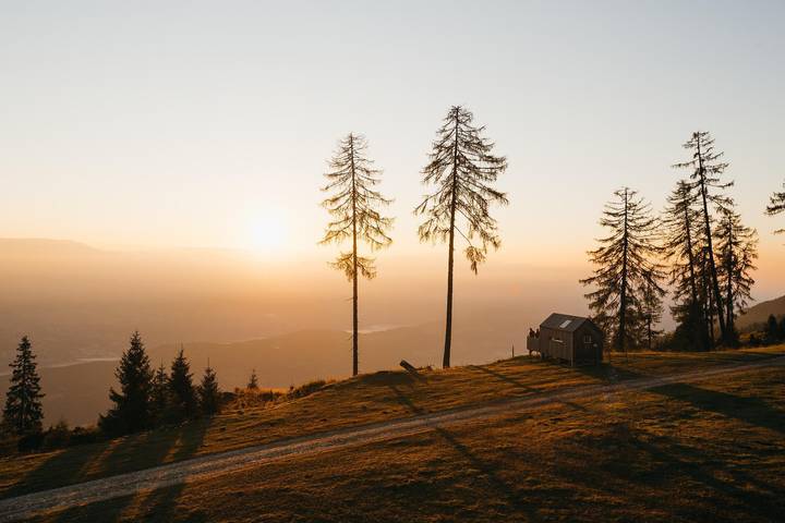 Hütte für 2 Personen, mit Terrasse am Millstätter See