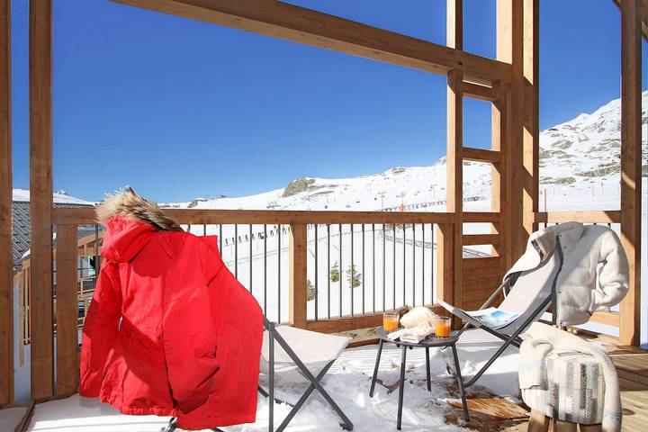 Appartement de vacances pour 4 personnes, avec sauna ainsi que balcon et piscine