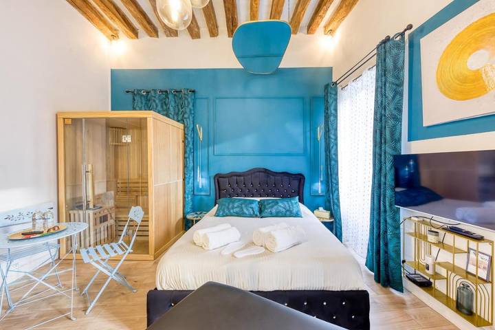 Ferienwohnung für 2 Personen, mit Whirlpool und Sauna - 1