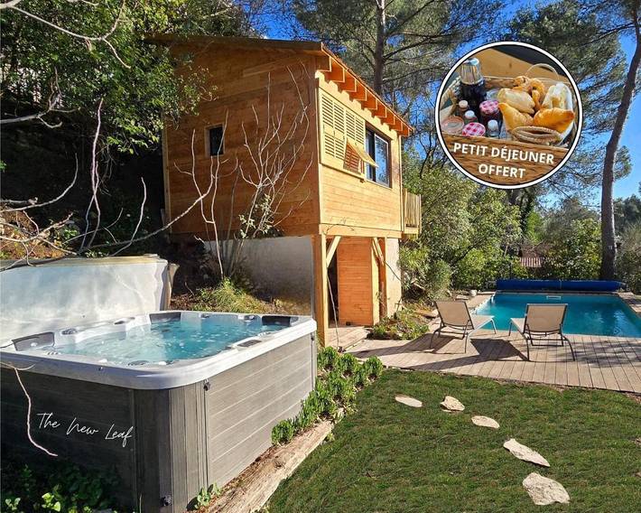 B&b voor 2 personen, with whirlpool and balkon as well as zwembad and tuin in Aix-en-Provence