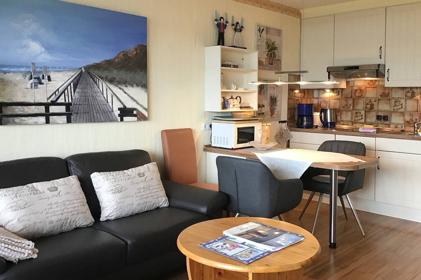 Ganze Ferienwohnung, Klaar Kiming- Meerblick 1C, Sandwall in Wyk auf Föhr (Stadt), Wyk auf Föhr