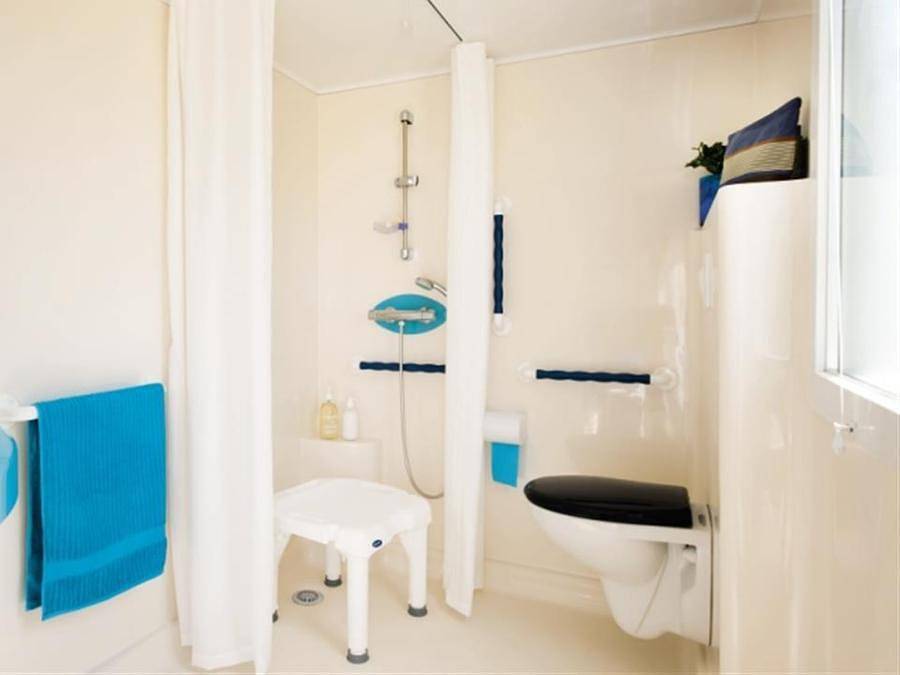 Flower Camping L'Abri-Côtier - Mobilheim 5 personen - Life Pmr 32 m² (2 Betten - 4/5 Personen) + Tv + Lv in Saint-Nazaire-sur-Charente, Rochefort und Umgebung