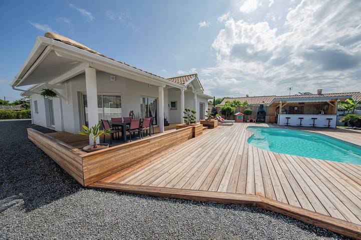 Villa pour 10 personnes, avec jardin, animaux acceptés