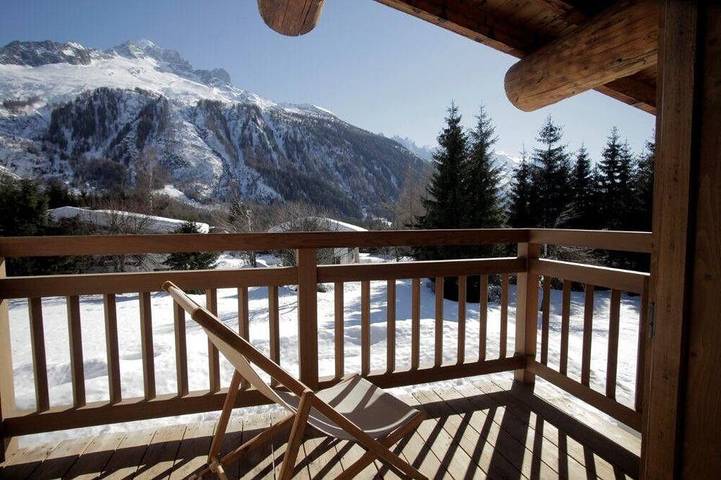 Chalet pour 12 personnes, avec balcon et jardin
