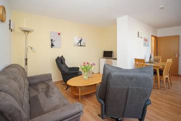 Ferienwohnung für 3 Personen, mit Balkon in Duhnen