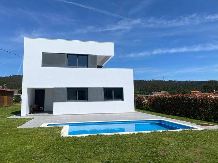 Casa de férias para 7 pessoas, com Terraço e Jardim e ainda Piscina and Vista em Santiago de Compostela