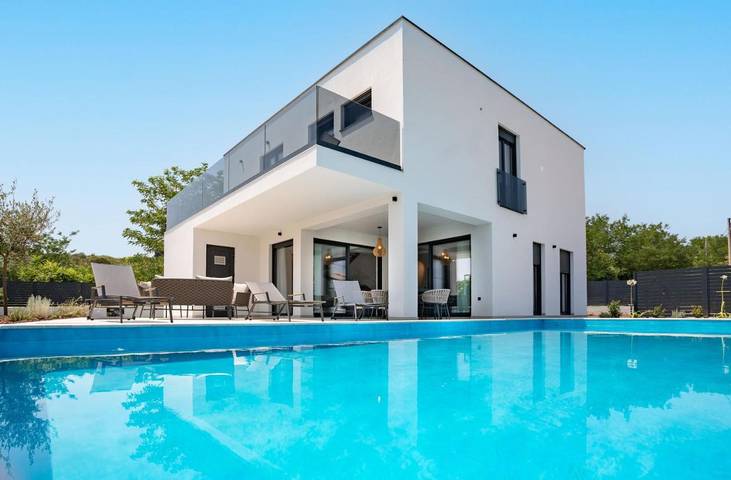 Villa für 9 Personen, mit Terrasse und Sauna sowie Pool, mit Haustier auf Rab - 2
