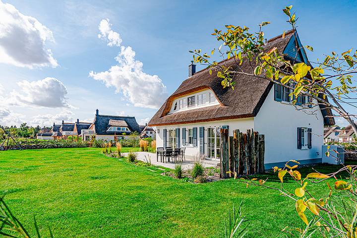Ferienhaus für 8 Personen, mit Terrasse und Garten sowie Sauna