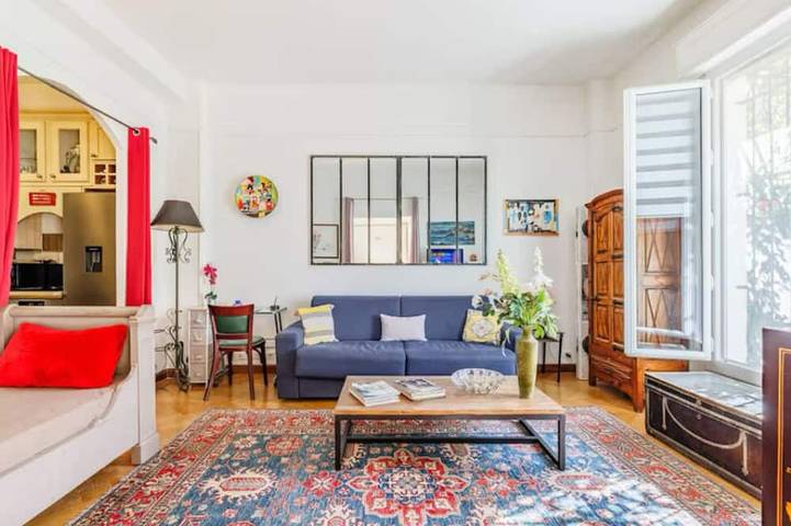 Location de vacances pour 5 personnes, avec jardin, animaux acceptés dans Cap d’Antibes