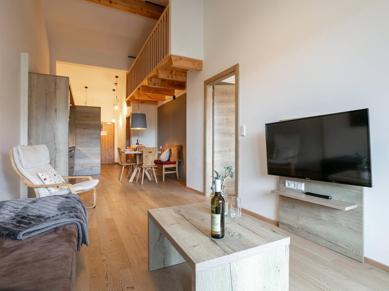 Ganze Wohnung, Wohnung mit Balkon und Sauna in Haus, Schladming-Dachstein