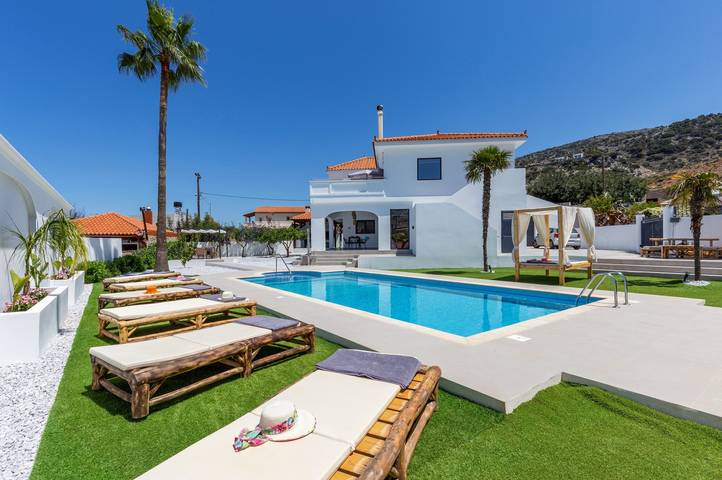 Villa voor 8 personen, met tuin in Malia