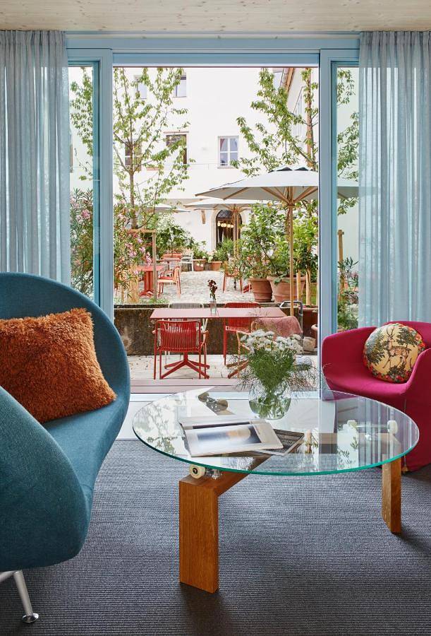 Hotel für 2 Personen, mit Balkon und Terrasse sowie Garten und Ausblick