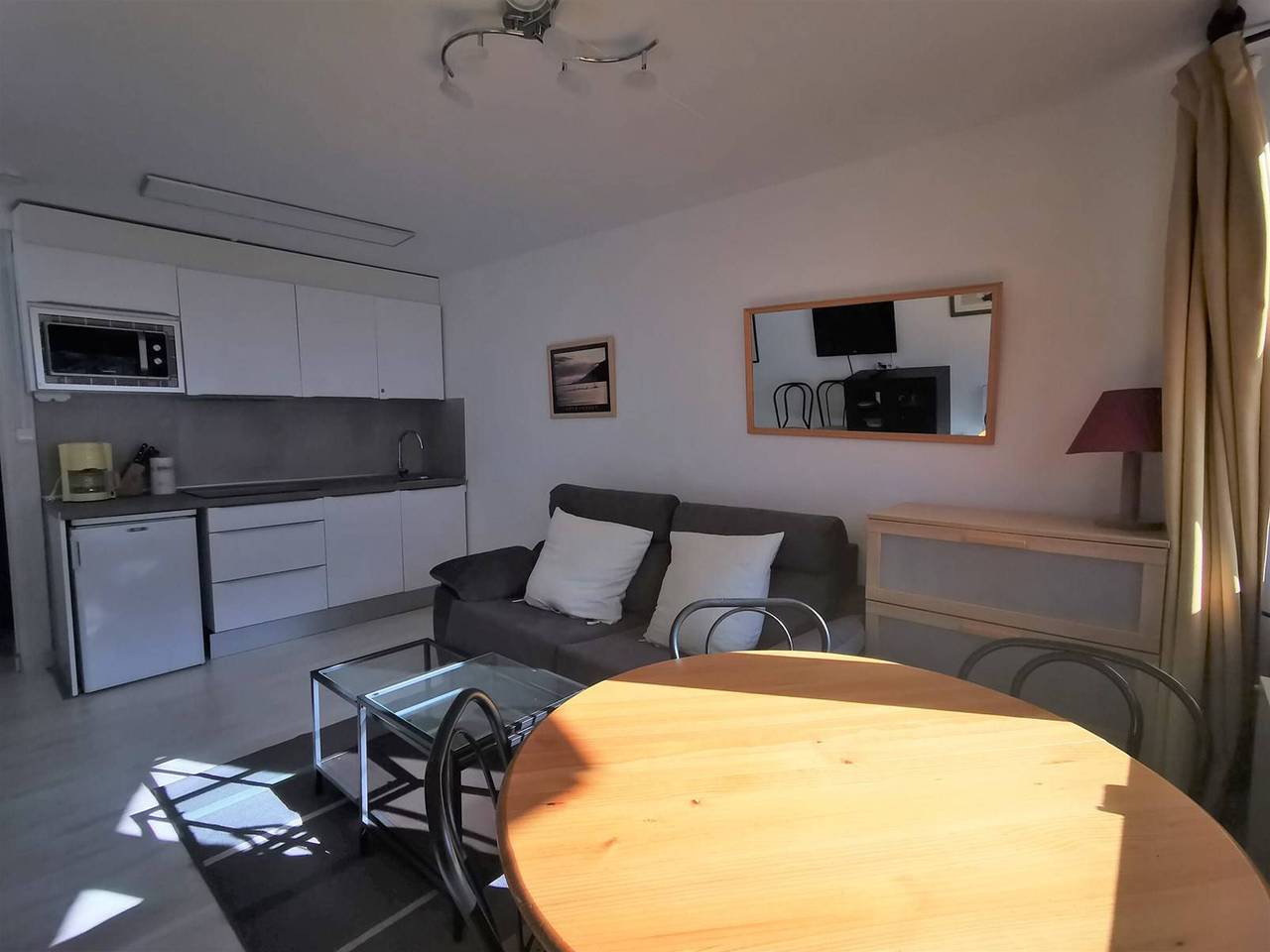 Ganzes Studio, Studio 4 Pers - Südbalkon an den Pisten in La Mongie, Bagnères-de-Bigorre