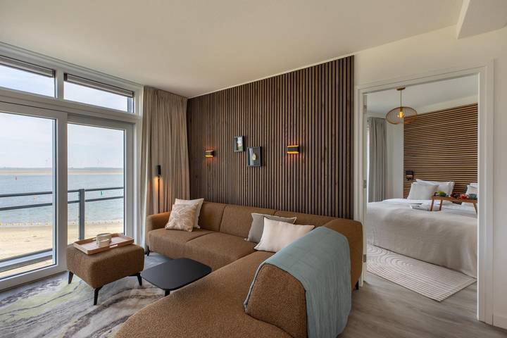 Ferienhaus mit meerblick für 4 Personen, mit Balkon und Balkon/Terrasse sowie Terrasse und Seeblick in Zeeland - 3
