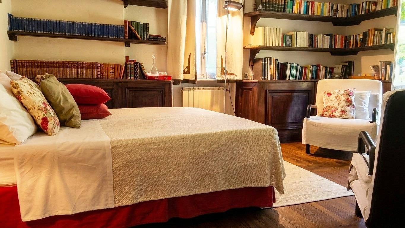 Antica cascina del medico - Stanza dei Libri in Muzzano, Walliser Alpen