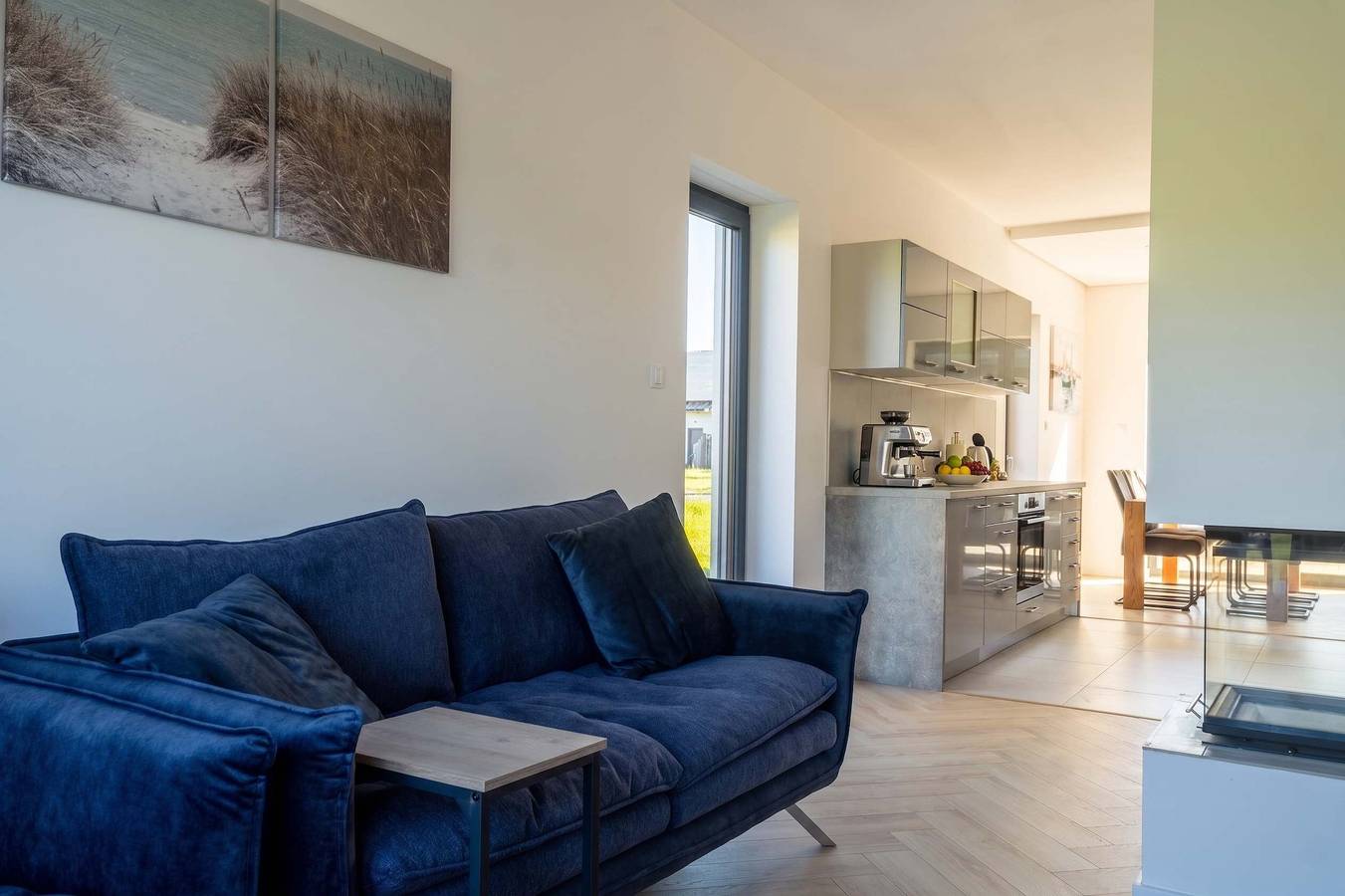 Fh Kuestenluft auf Ruegen mit Sauna und Kamin in Lancken, Dranske