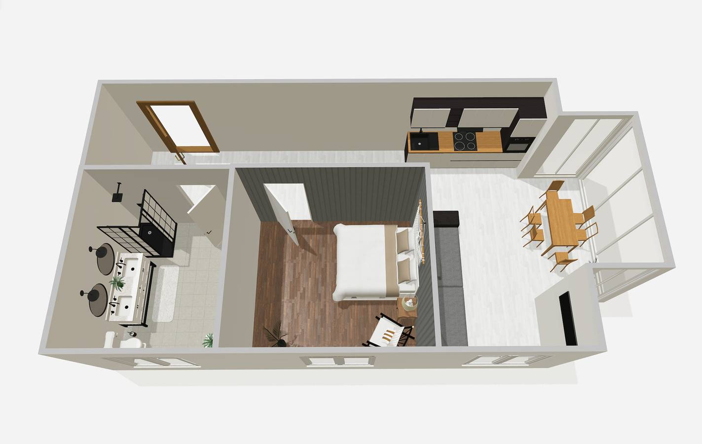 Geheel vakantieappartement, Vakantieappartement voor 3 personen in Binz, Rügen