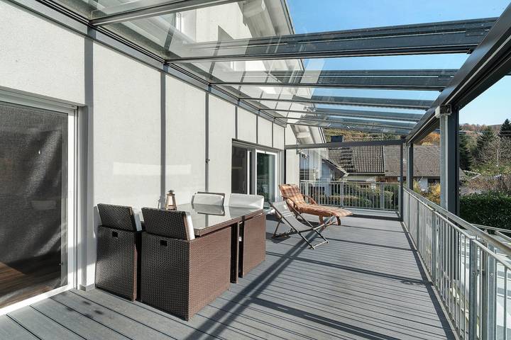 Ganze Wohnung, Ferienwohnung 'Forest' mit Privatterrasse und Wi-Fi in Renchen, Mittlerer Schwarzwald