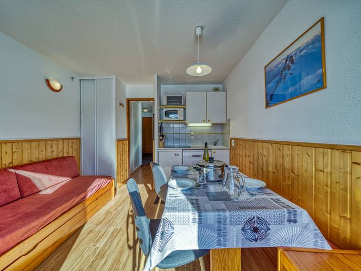 Location de vacances pour 4 personnes, avec balcon dans Les Menuires