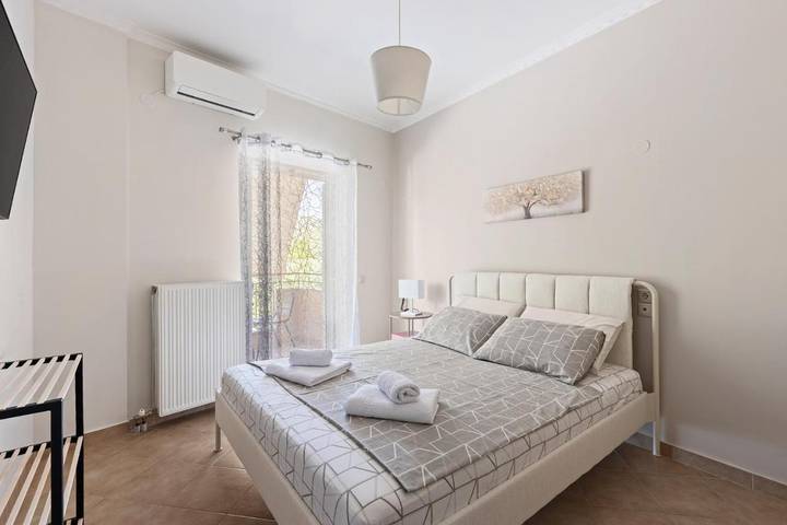 Appartement de vacances pour 6 personnes, avec Balcon ainsi que Terrasse et Vue