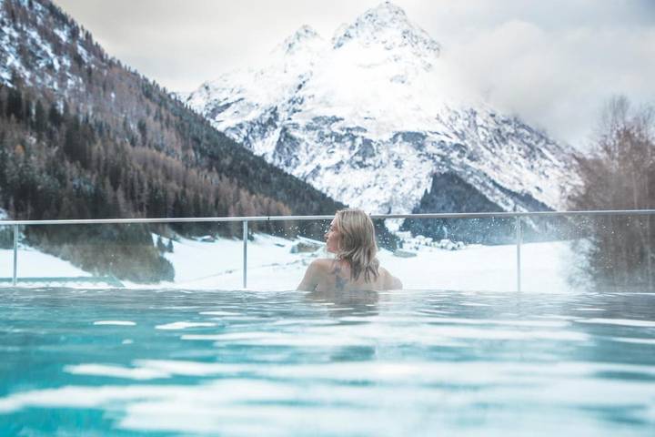Ferienhaus für 8 Personen, mit Garten und Ausblick sowie Pool und Sauna, mit Haustier in Galtür - 3
